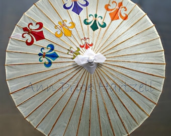 Parasol - 45 inch Fleur de Lis Parasol