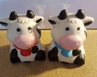 Cow Salt and Pepper Shakers