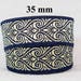 to order! 10 m braid medieval /oriental embroidered jacquard width 35 mm