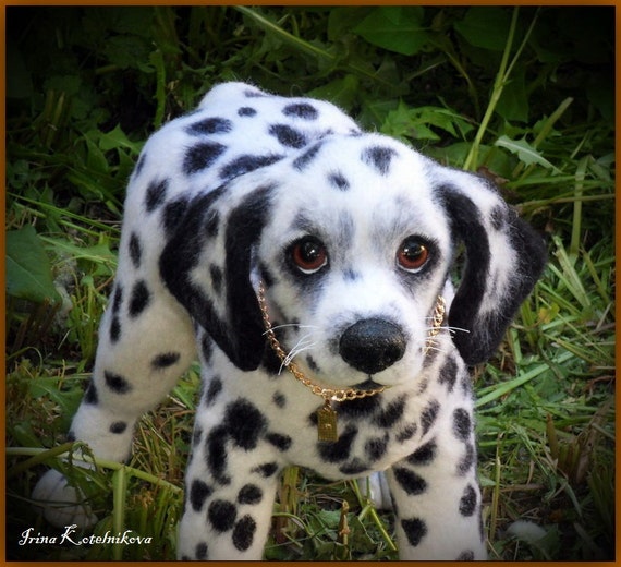 Items similar to Sold! Dalmatian puppy. MADE TO ORDER! Artwork is not available! Please contact