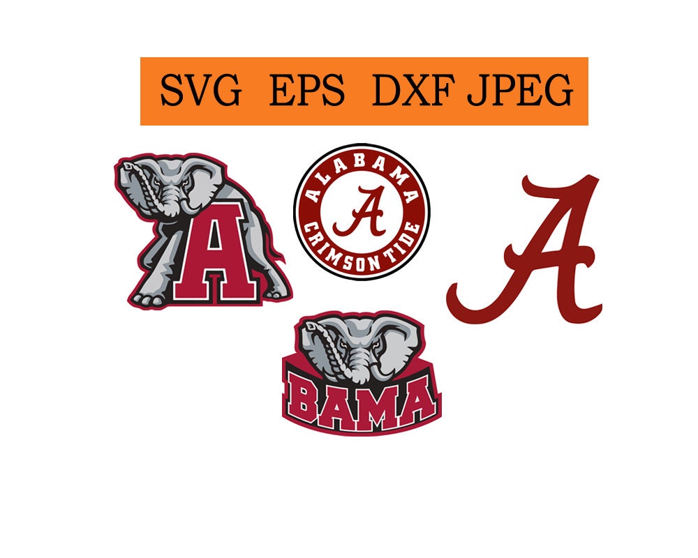 Download Alabama Crimson Tide logo in SVG / Eps / Dxf / Jpg files