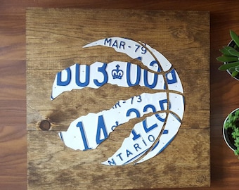 Toronto Raptors License Plate Art