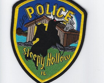 Illinois Sleepy Hollow Headless Horseman Police Patch (4")