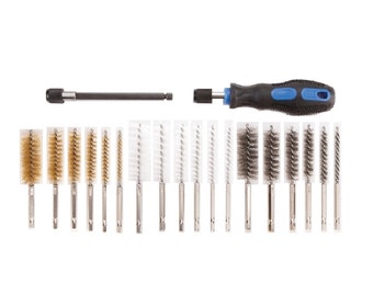 Brand New Brushes Cleaning Tool Set with Screwdriver Handle Brass Nylon Stainless Steel Bristle brush cleaning tool kit cleaner