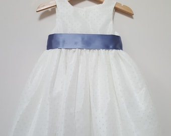 Darcy Flowergirl dress, ivory flowergirl dress, flower girl dresses, bridesmaids, christening dress,