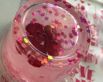 SLIME Hibiscus Shimmer Scented Clear Slime