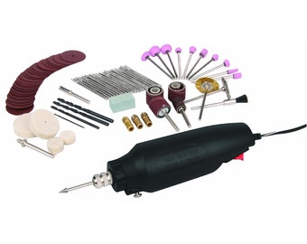 All Brand New ROTARY TOOL & 80 Pieces good for making small birdhouse jewelry polish saning hobbies handmade home or shop kit