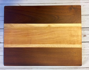 Personalized Cutting Board, Engraved Serving Board, Custom Wedding Gift, Personalized Housewarming Gift, Serving Tray, Multi-Wood Reversible