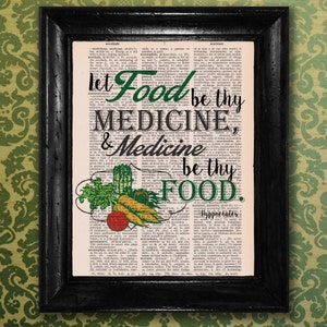 Hippocrates quote | Etsy