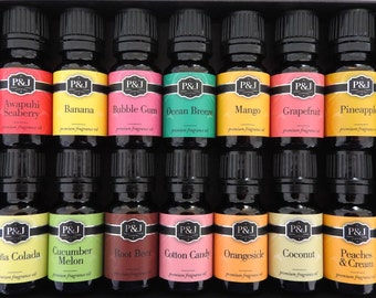 Fragrance Oil - P&J Scents - Candle Making - Scents for Candles - Scents for Soap - Perfume scents - Candle scent - lotion scent - fragrance