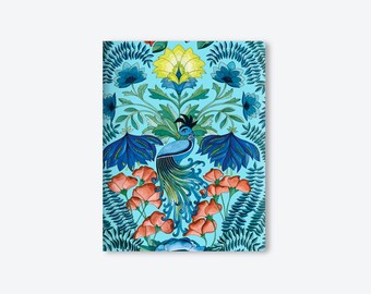 Notebook/Notebook/Bird of Paradise/Watercolor/by Elisabeth Aranda