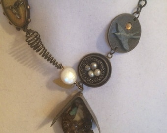 Necklace Mixed Media