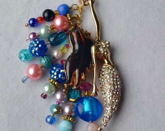 Disney Little Mermaid Purse Charm Keychain
