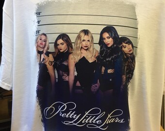 Pretty Little Liars - White T-Shirt. Men's & Women's all sizes.
