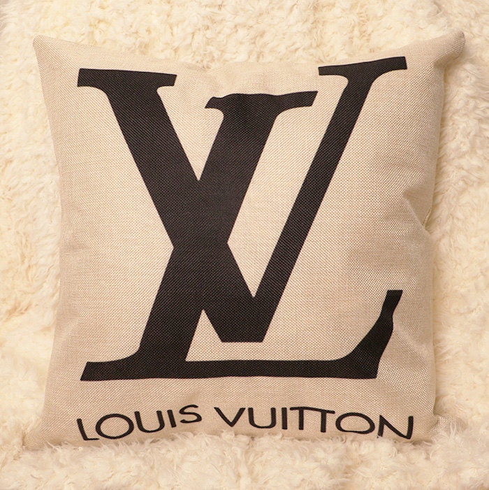 Louis Vuitton Inspired Throw Pillow Cover Decorative Pillow
