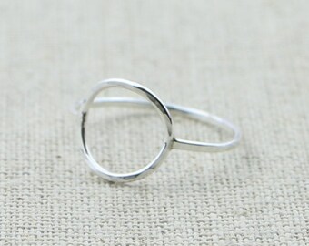 Karma Circle Ring in Sterling Silver