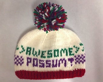 PATTERN: Awesome Possum Hat