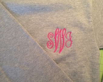 Sweatshirt Monogram Crewneck