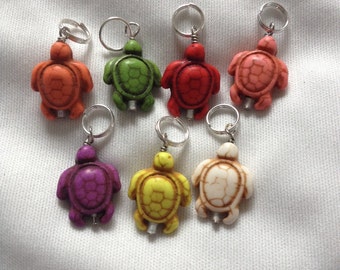 Turtle Stitch Markers - Set of 7