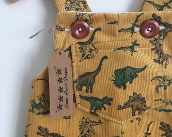 Dinosaur dungarees