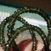 Moldavite Beads - 5 mm diameter - faceted Gemstone - genuine Moldavite bead - single one or multiple lot of 3 to 10 - three rondelles *A6