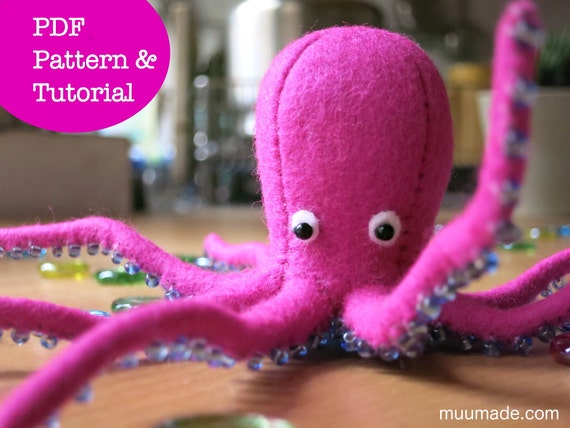 stuffed octopus sewing pattern