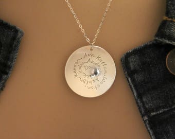 Custom Name Necklace · Family Necklace · Mommy Necklace · Kids Name Necklace · Gift for Mom · Gift for Grandmother · Personalized Jewelry