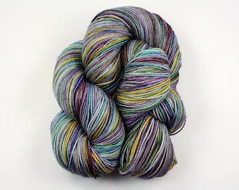 Zeppelin--hand dyed sock yarn, merino and nylon, (463yds/100gm)