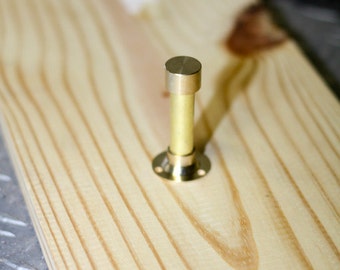 All Brass Modern Vintage Straight Towel Hook