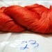 Orange Cherry Metalic Hand Dyed Japanese Silk Thread- Circa 1920