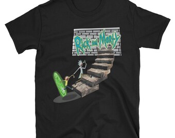 rick and morty T-shirt, Cartoon, Rick and Morty, Robot chicken, Aqua Teen, Harvey Birdman, Bobs Burgers, Mens Womens Ladies T Shirt Tee