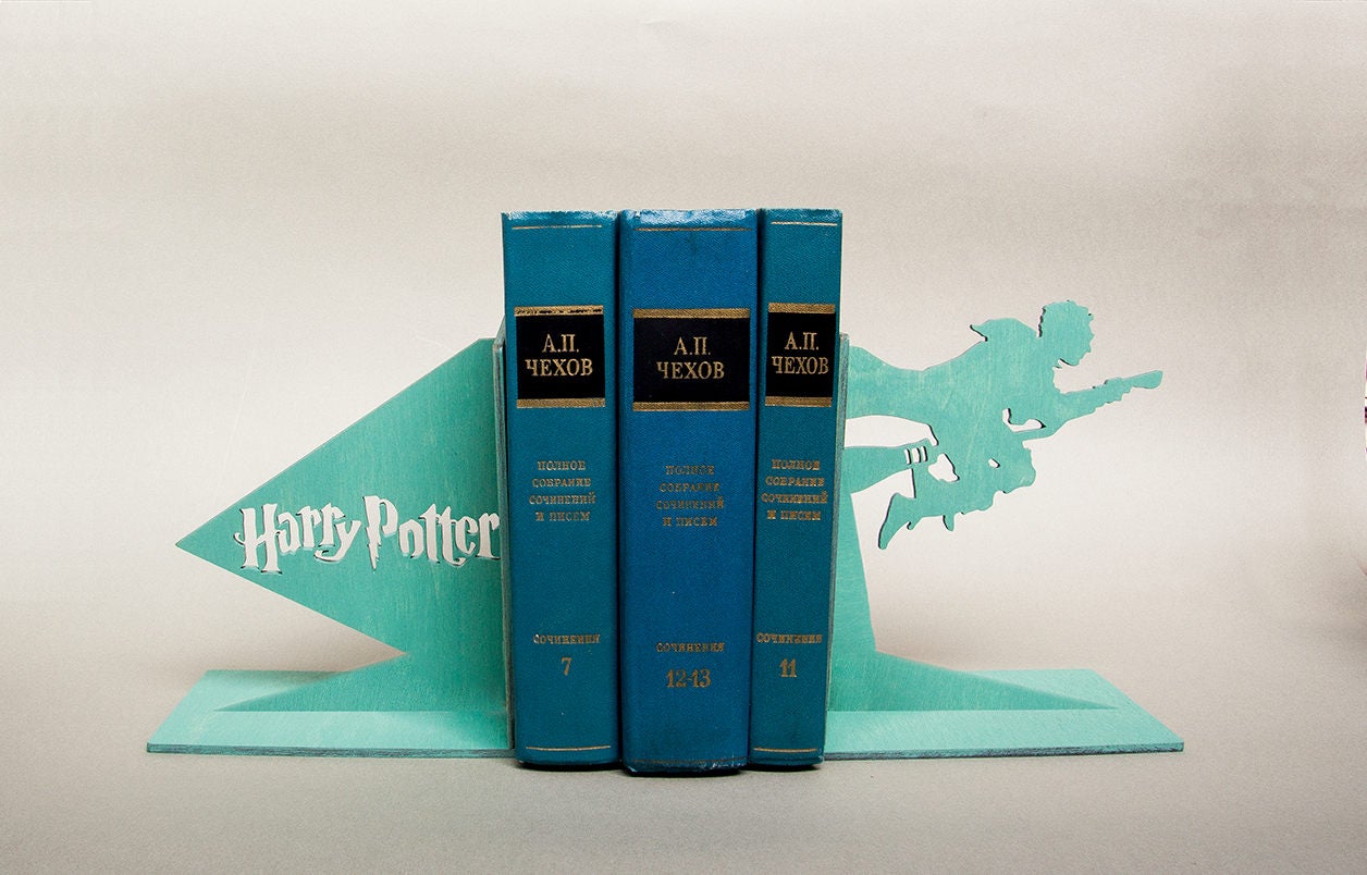 Harry Potter handmade bookends. Nursery decor. First birthday