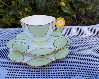 Aynsley Flower handle Trio