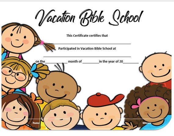 Clever image inside vbs certificate printable Satisfactory image pertaining to vbs certificate printable