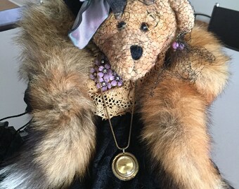 Teddy Bear Artist Teddy Bear/ Victorian Style Dressed Bear By Gatormom13