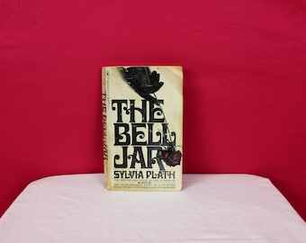The Bell Jar By Sylvia Plath. 1972 Paperback Edition. Classic Female Author Heartbreaking Novel. Vintage Paperback Sylvia Plath Book