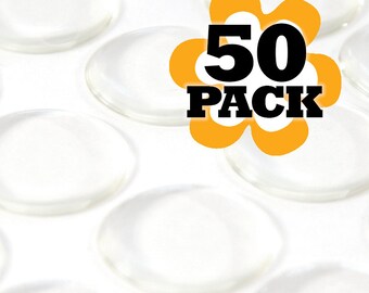 1 Inch Epoxy Stickers for Bottle Caps and Pendants. 50 Pack Glamour Dots.