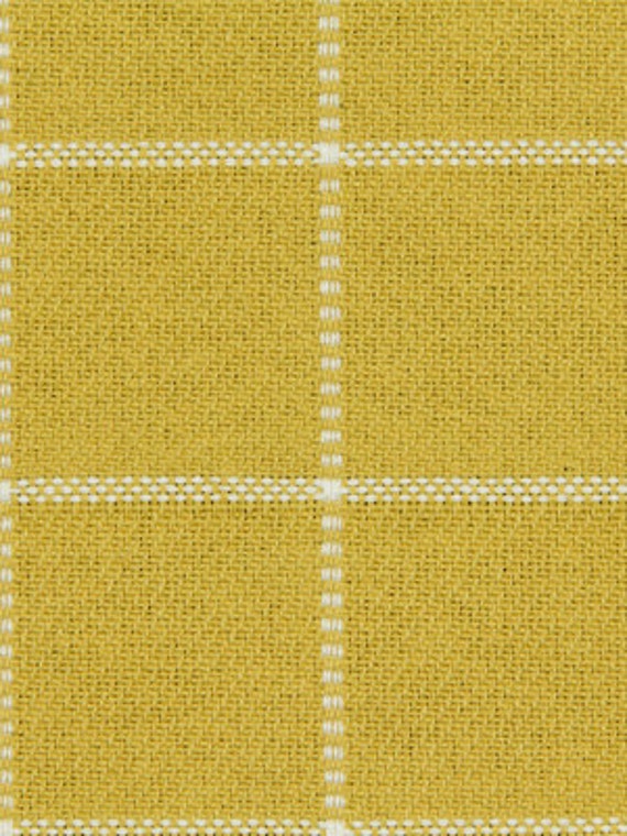 Lemon Yellow Plaid Upholstery Fabric by the Yard Yellow and