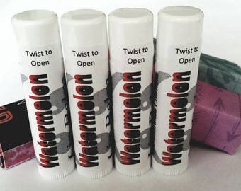 Handmade All-Natural Watermelon Flavored Lip Balm