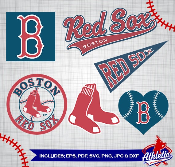 Boston Red Sox SVG Files Red Sox Printable Images Baseball