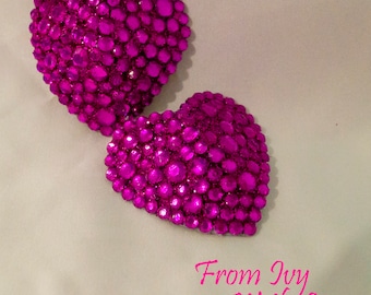 Burlesque Pasties - Cute Pink Hearts