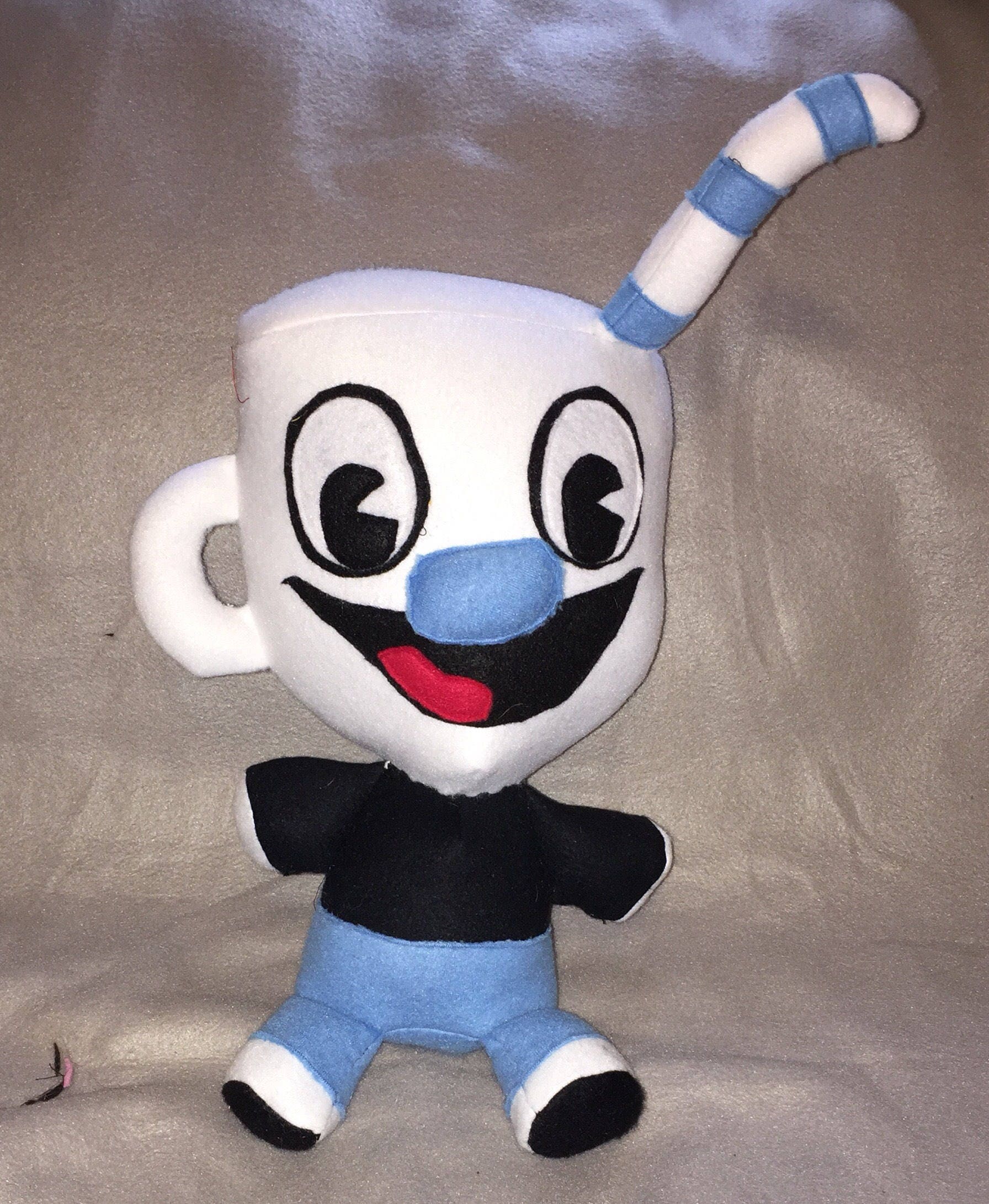 plush cuphead and mugman