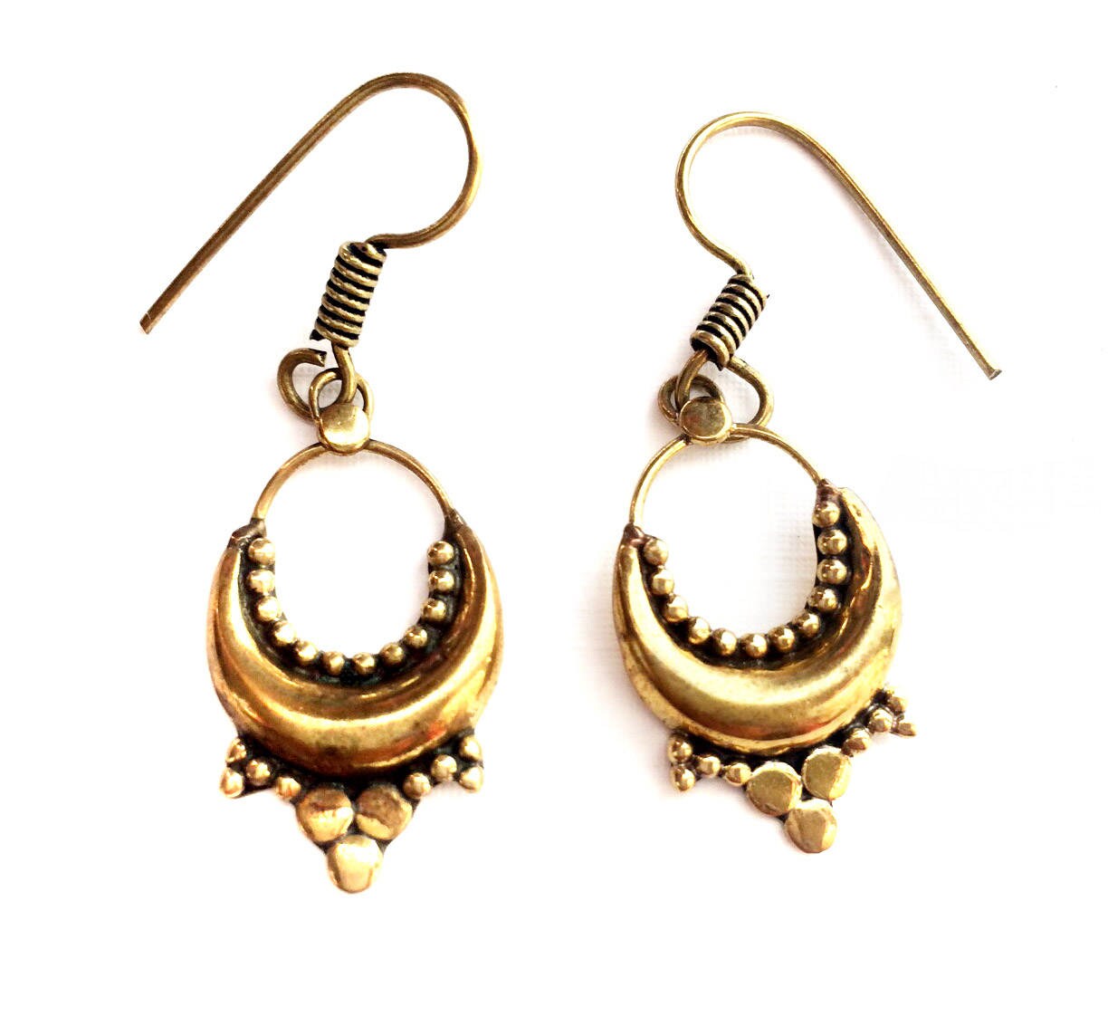 Gold tribal earringsBohemian Jewelrycoachella jewelry-BOHO