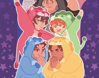 Squad Goals 11 x 17 Print