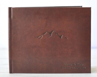 Cabin Guest Book - Lake House Guest Book by ClaireMagnolia