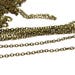 6 M Chaine link trace 3.8 mm x 2.8 mm bronze, bronze fancy chain W400