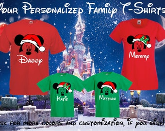 61 Family Disney Christmas Vacation - Mickey Mouse, Minnie Mouse, Disney Family T-shirts, Disney Family Vacation, Mickey and Minnie, Disney