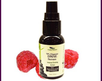 Organic Anti-Aging Skin Tightening Serum, DMAE Serum, Anti Aging Serum - DMAE Tightens, Lifts and Shrinks Pores Naturally