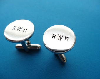Personalized Cufflinks - Monogram - Initials - Custom Cufflinks - Great dad or groom gift