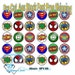 30x Superhero Cupcake Toppers Edible Icing or Wafer Precut 35mm Cake Decorating